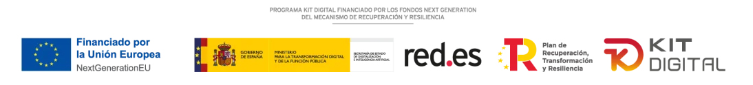 Programa Kit Digital financiado por los fondos Next Generation EU